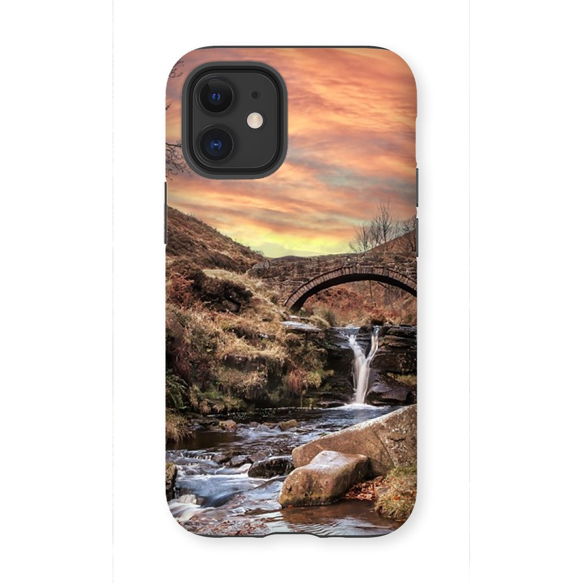 Three Shires Head Waterfall & Packhorse Bridge Tough Phone Case