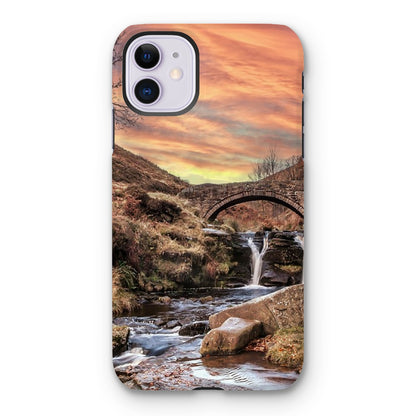 Three Shires Head Waterfall & Packhorse Bridge Tough Phone Case