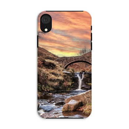 Three Shires Head Waterfall & Packhorse Bridge Tough Phone Case