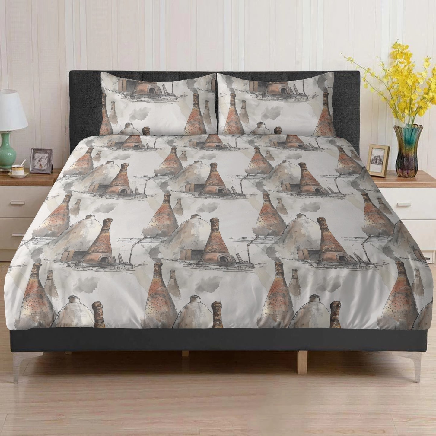 Inspired by Bottle Ovens Bedding Set