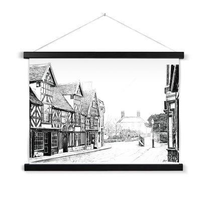 The Tudor House, Cheadle Fine Art Print with Hanger