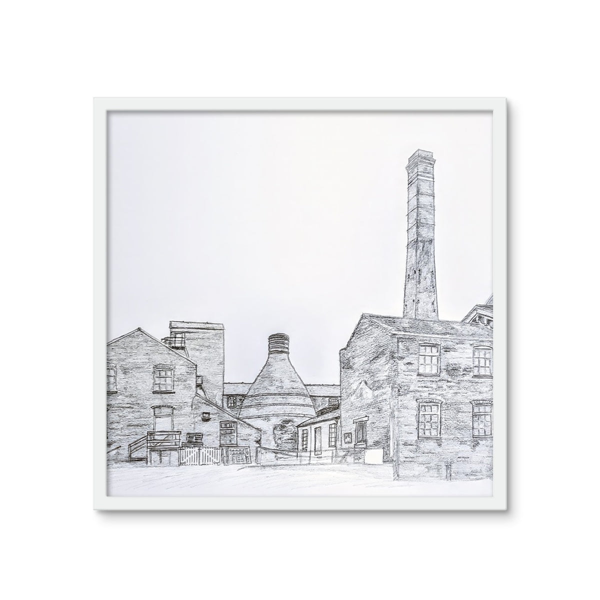 Middleport Pottery, Burslem Framed Photo Tile