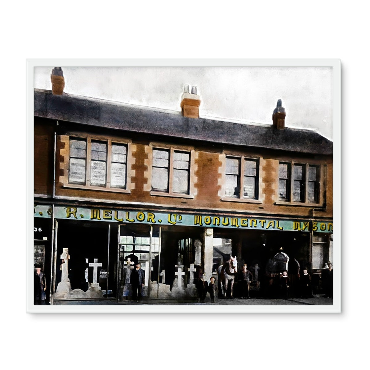 W & R Mellor Ltd, Moorland Road, Burslem Framed Photo Tile