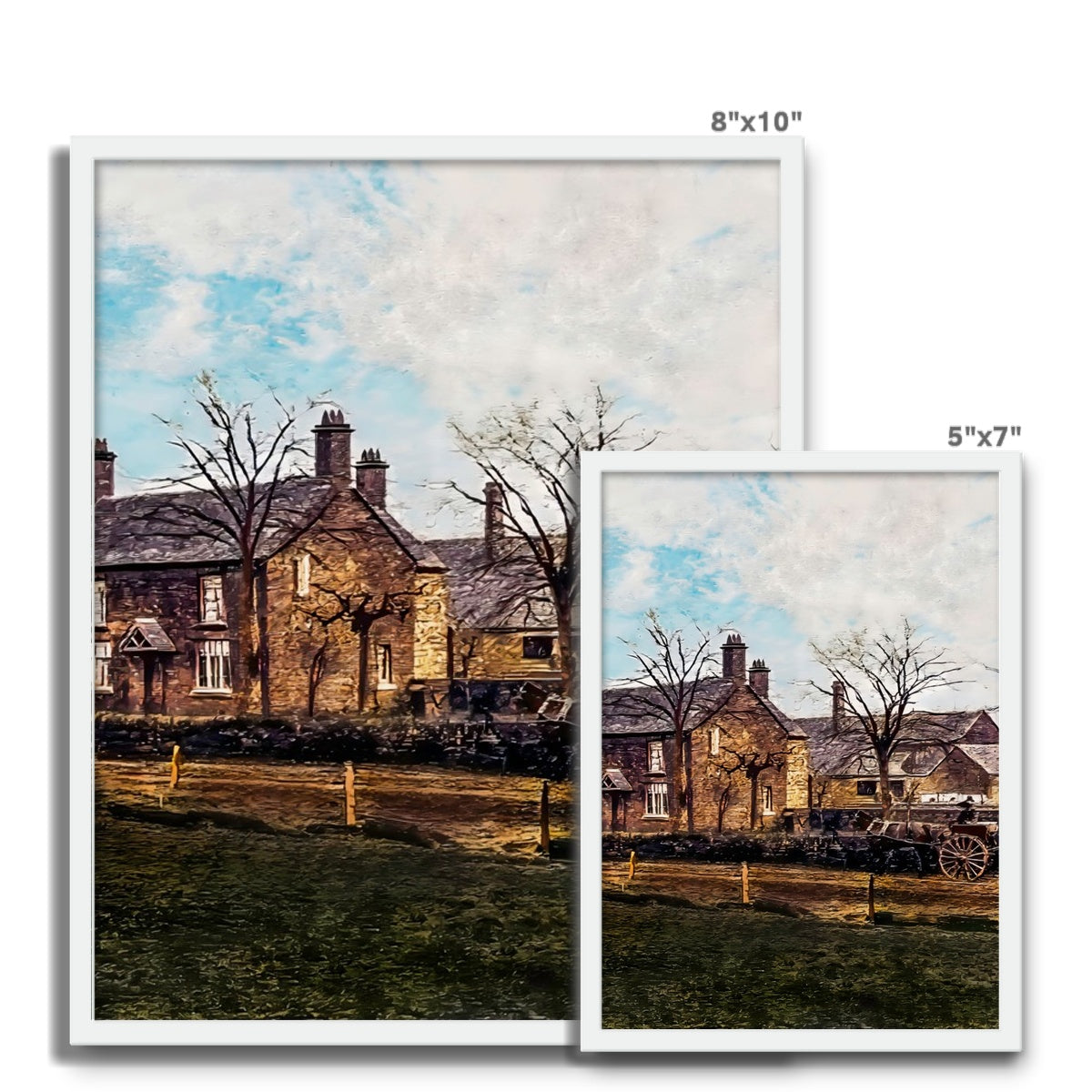 Abbey Farm, Abbey Hulton Framed Photo Tile