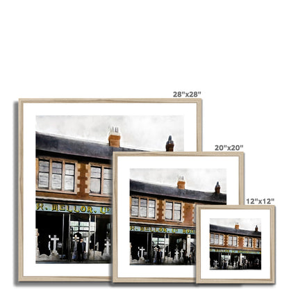 W & R Mellor Ltd, Moorland Road, Burslem Framed & Mounted Print