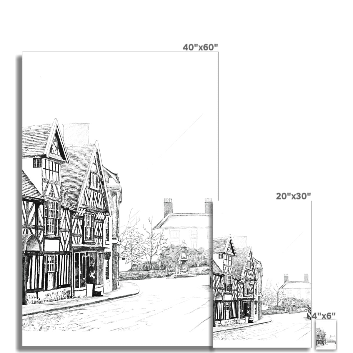 The Tudor House, Cheadle Hahnemühle Photo Rag Print