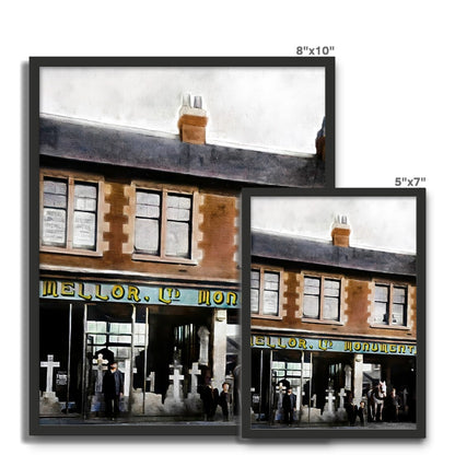 W & R Mellor Ltd, Moorland Road, Burslem Framed Photo Tile