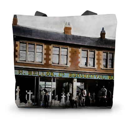 W & R Mellor Ltd, Moorland Road, Burslem Canvas Tote Bag
