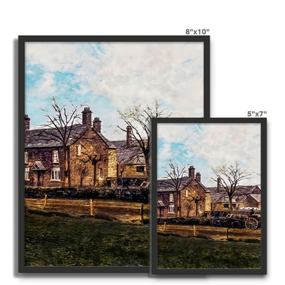 Abbey Farm, Abbey Hulton Framed Photo Tile