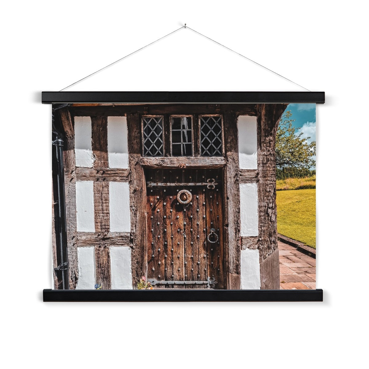 The Farmhouse Door Fine Art Print with Hanger