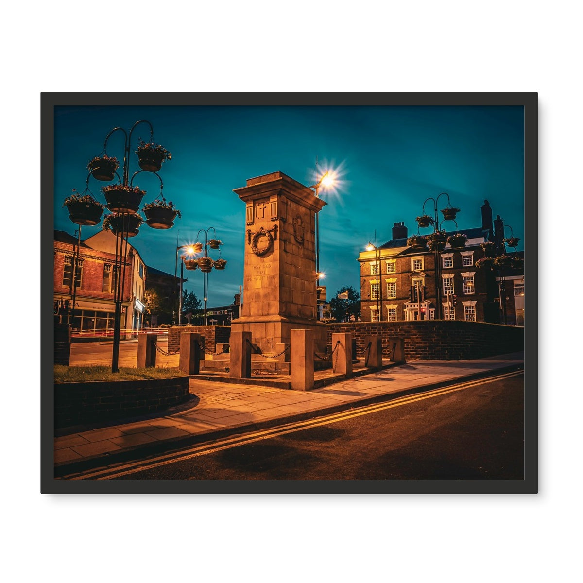 Remembrance at Dusk Framed Photo Tile