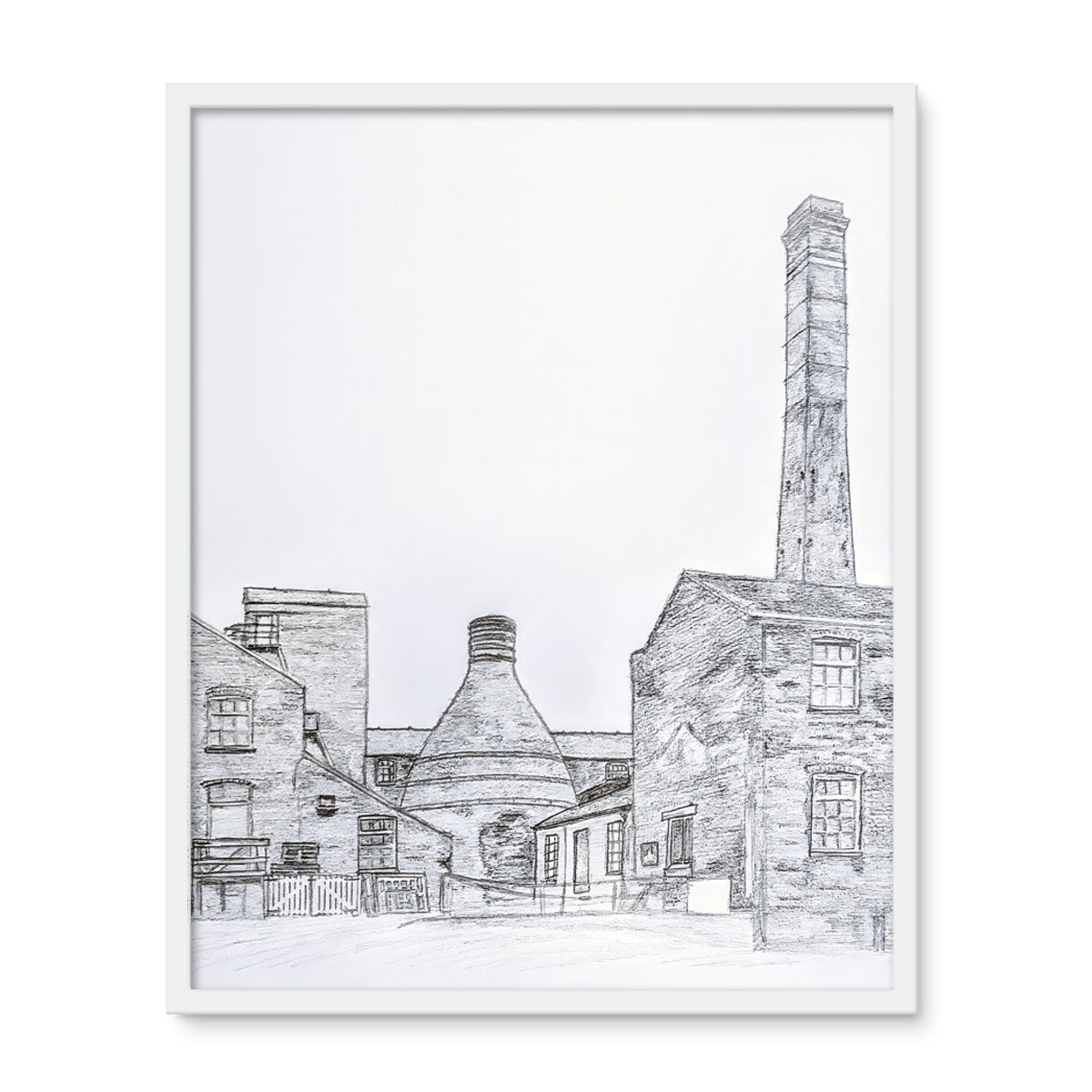 Middleport Pottery, Burslem Framed Photo Tile