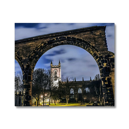 Stoke Minster at Night Canvas