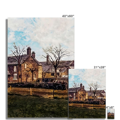 Abbey Farm, Abbey Hulton Wall Art Poster