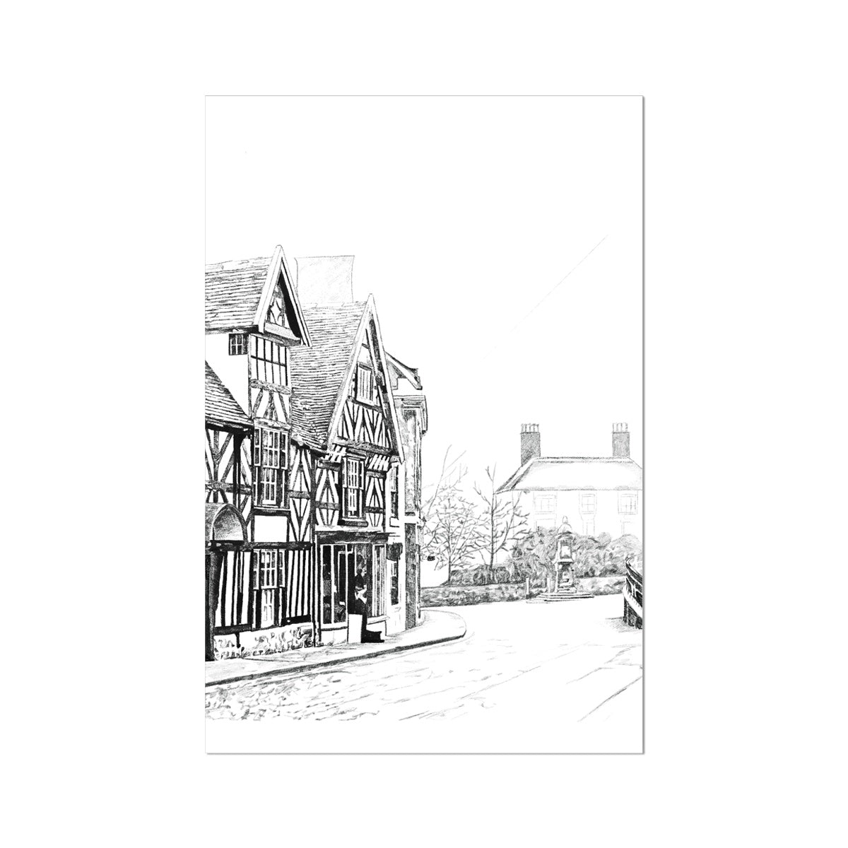 The Tudor House, Cheadle Fine Art Print