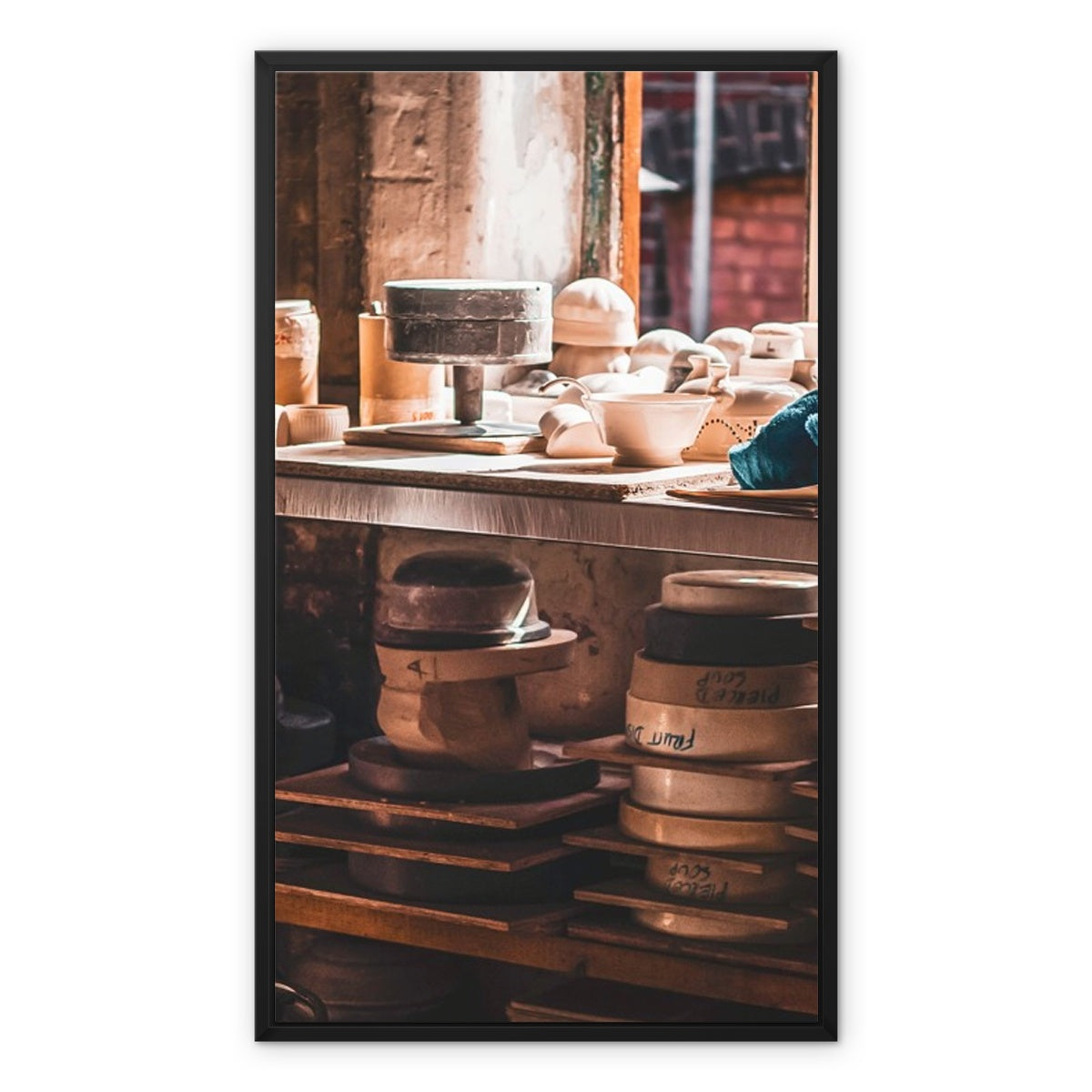 The Potter's Craft Framed Canvas