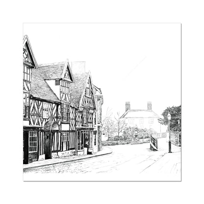 The Tudor House, Cheadle Fine Art Print