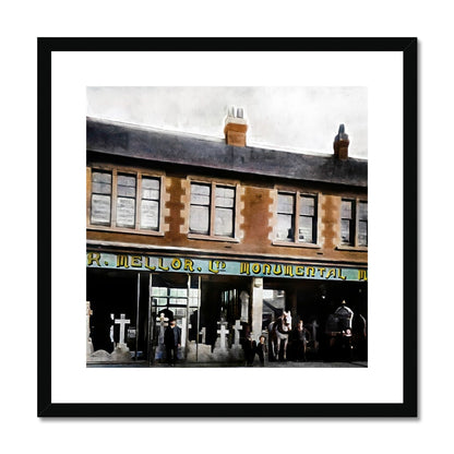 W & R Mellor Ltd, Moorland Road, Burslem Framed & Mounted Print