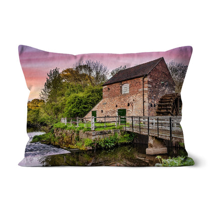 Cheddleton Flint Mill at Dusk Cushion