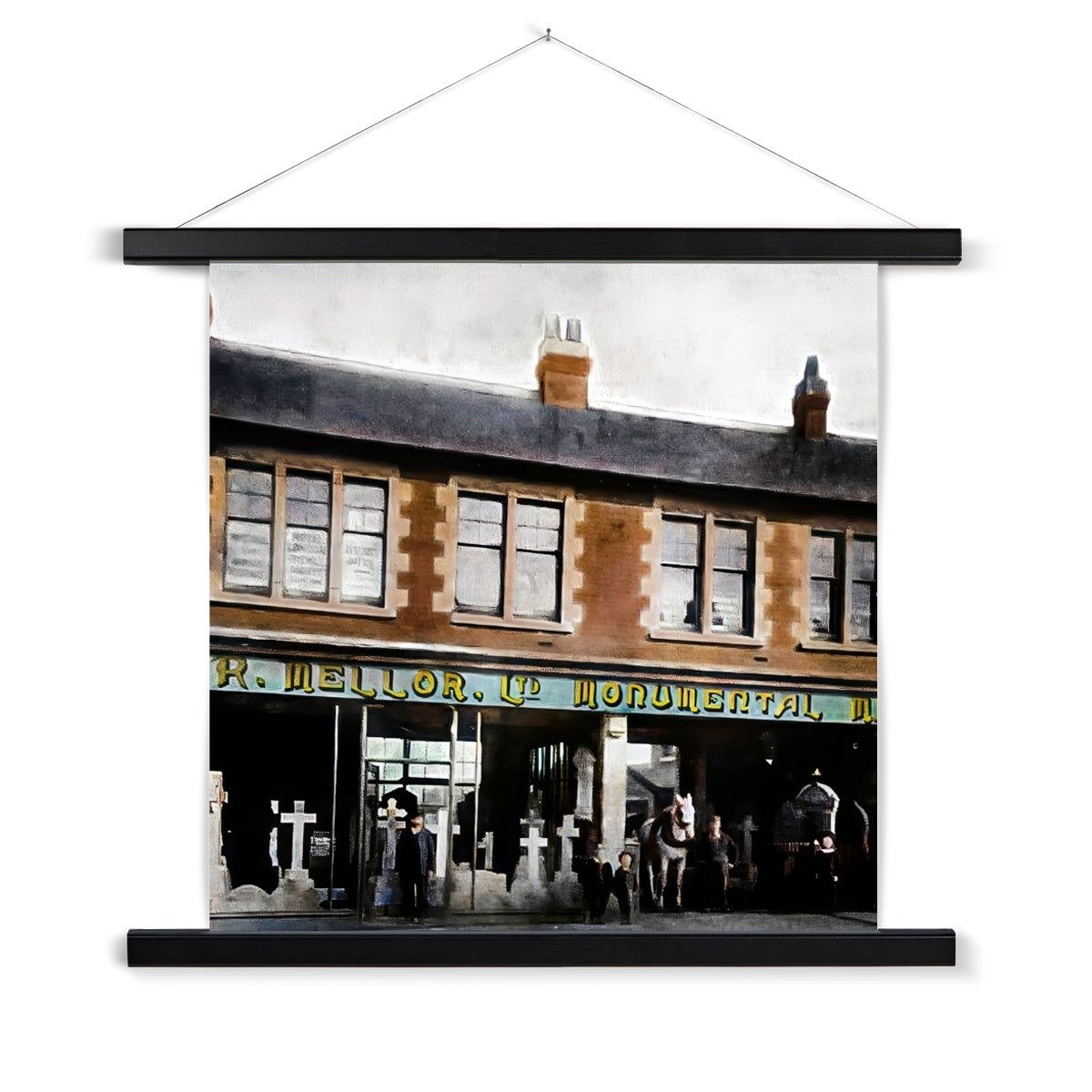 W & R Mellor Ltd, Moorland Road, Burslem Fine Art Print with Hanger