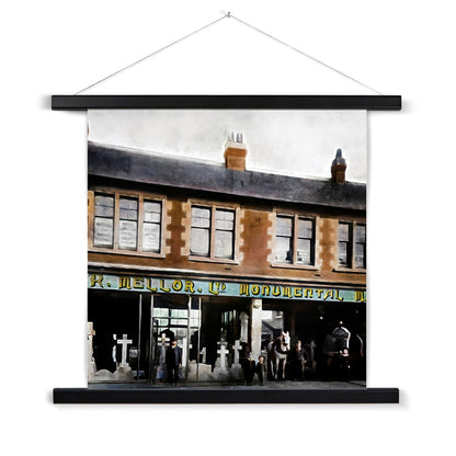 W & R Mellor Ltd, Moorland Road, Burslem Fine Art Print with Hanger