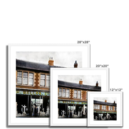 W & R Mellor Ltd, Moorland Road, Burslem Framed & Mounted Print