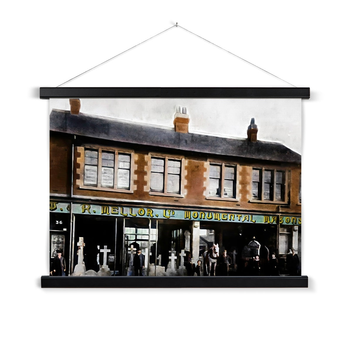 W & R Mellor Ltd, Moorland Road, Burslem Fine Art Print with Hanger