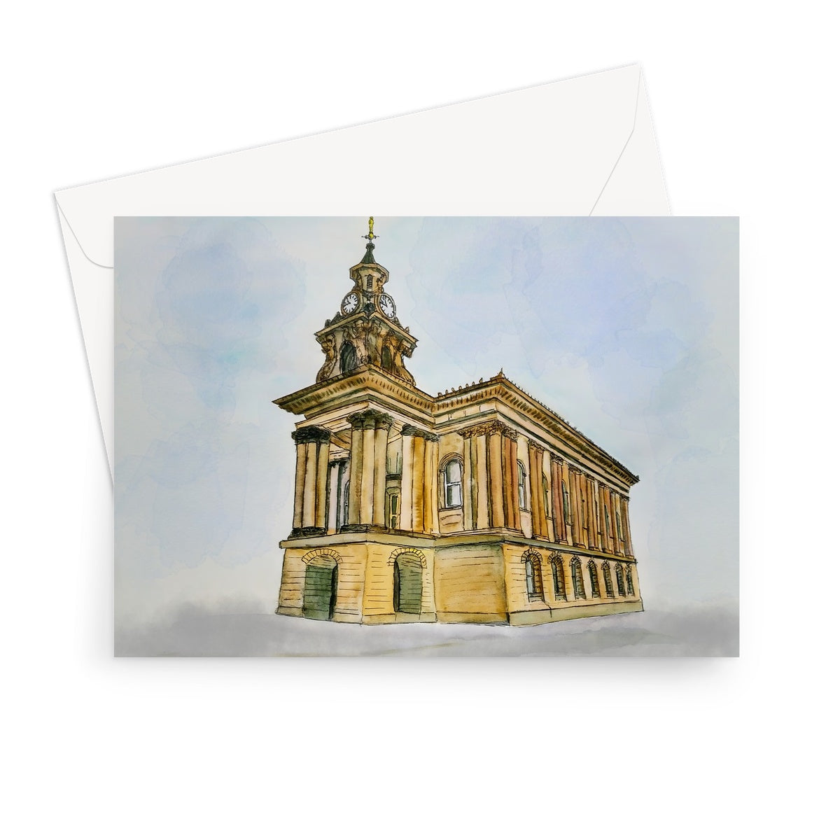 Burslem Town Hall Greeting Card