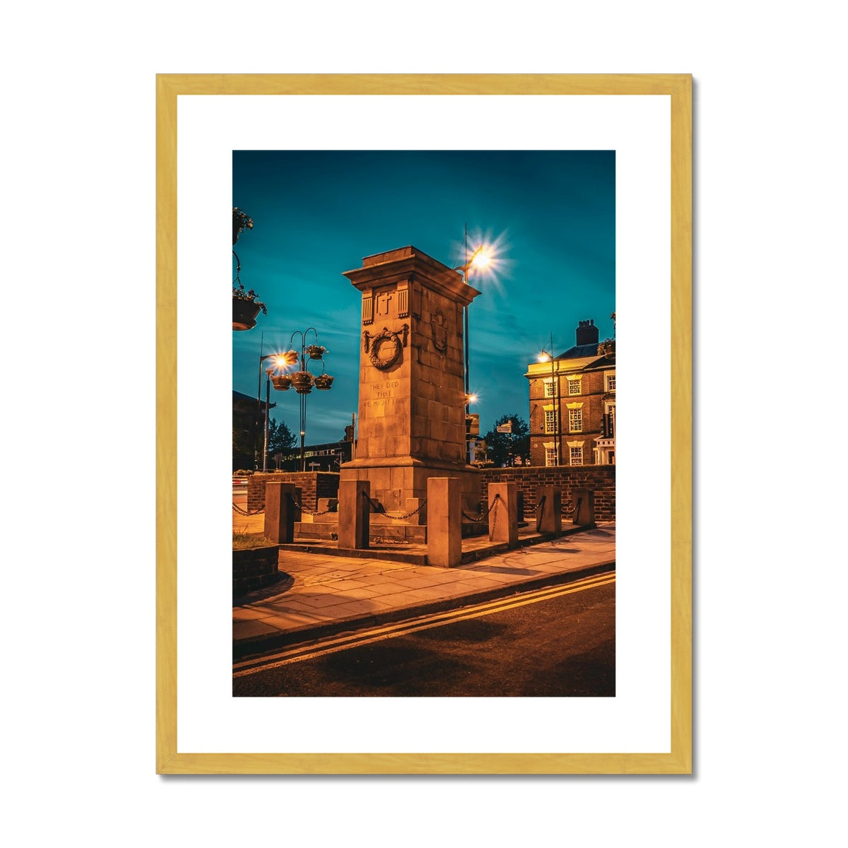 Remembrance at Dusk Antique Framed & Mounted Print