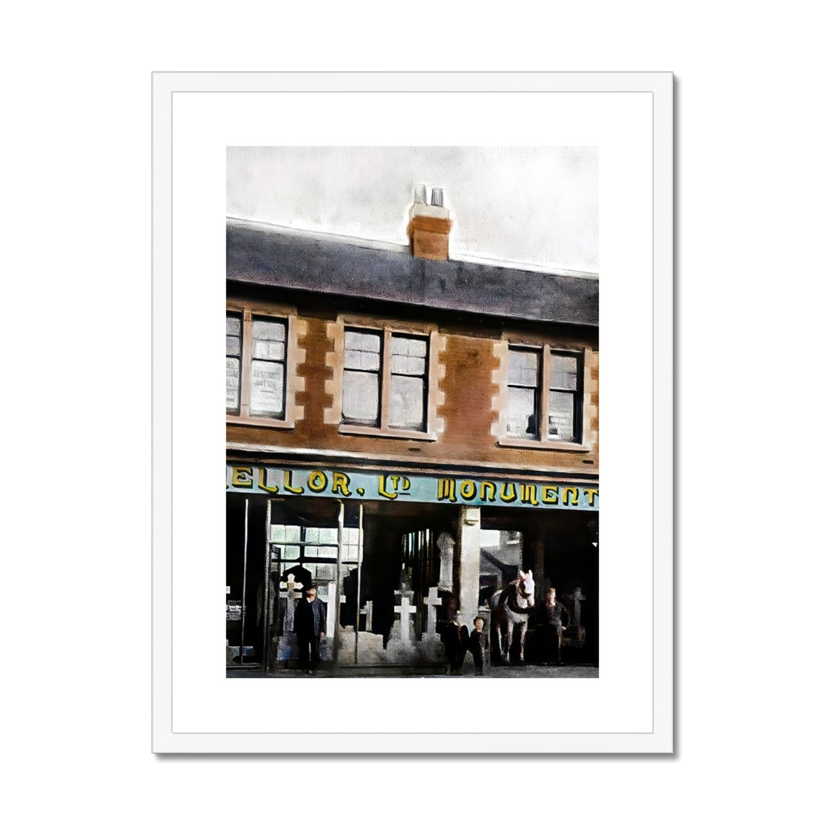 W & R Mellor Ltd, Moorland Road, Burslem Framed & Mounted Print