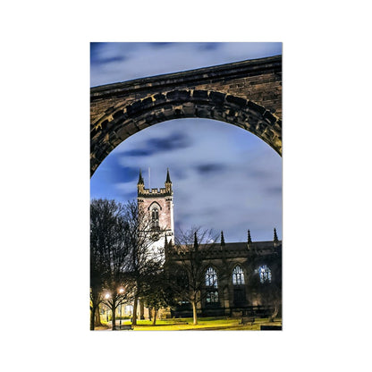 Stoke Minster at Night Fine Art Print