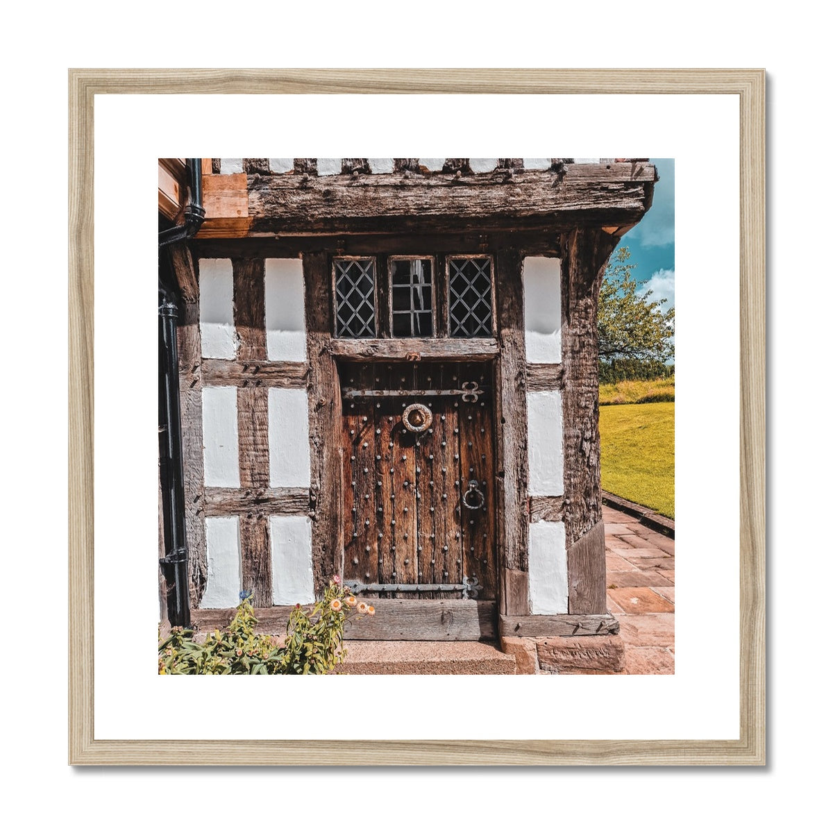 The Farmhouse Door Framed & Mounted Print