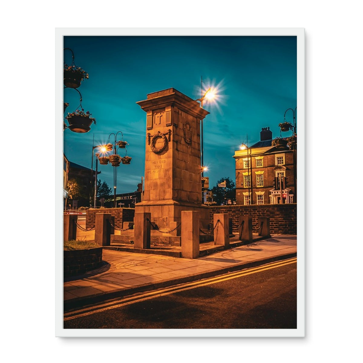 Remembrance at Dusk Framed Photo Tile