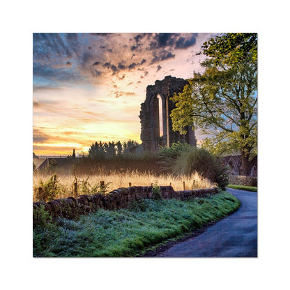 Dawn's Embrace at Croxden Abbey Wall Art Poster