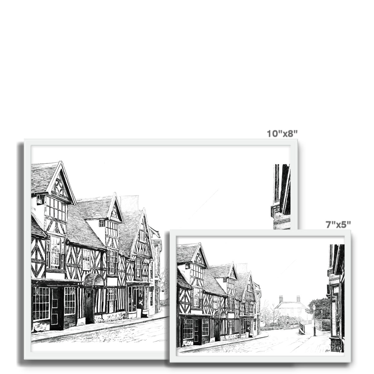 The Tudor House, Cheadle Framed Photo Tile