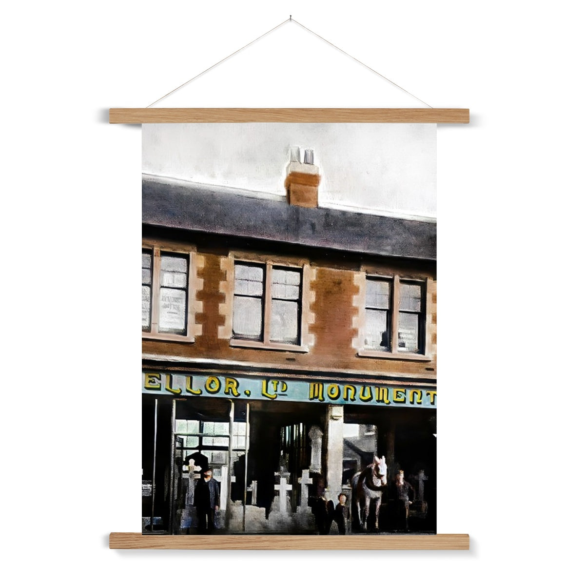 W & R Mellor Ltd, Moorland Road, Burslem Fine Art Print with Hanger