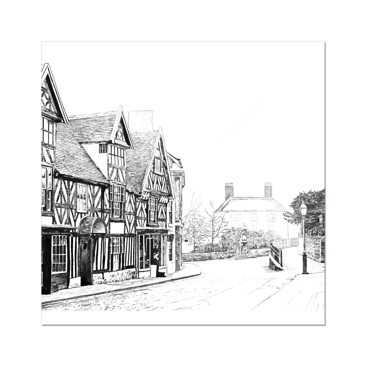 The Tudor House, Cheadle Hahnemühle Photo Rag Print