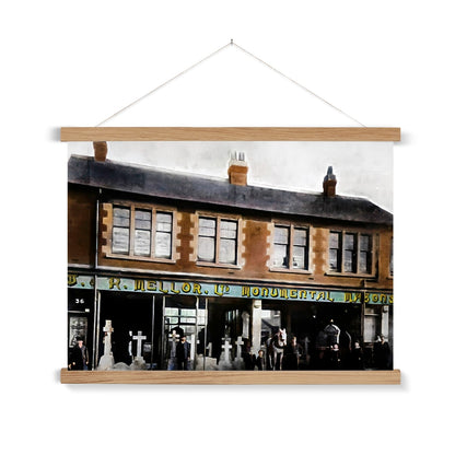 W & R Mellor Ltd, Moorland Road, Burslem Fine Art Print with Hanger