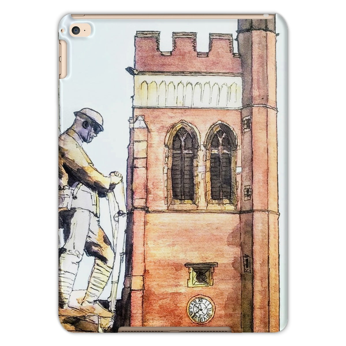 The War Memorial and Christ Church, Fenton Tablet Cases