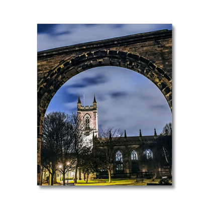 Stoke Minster at Night Canvas