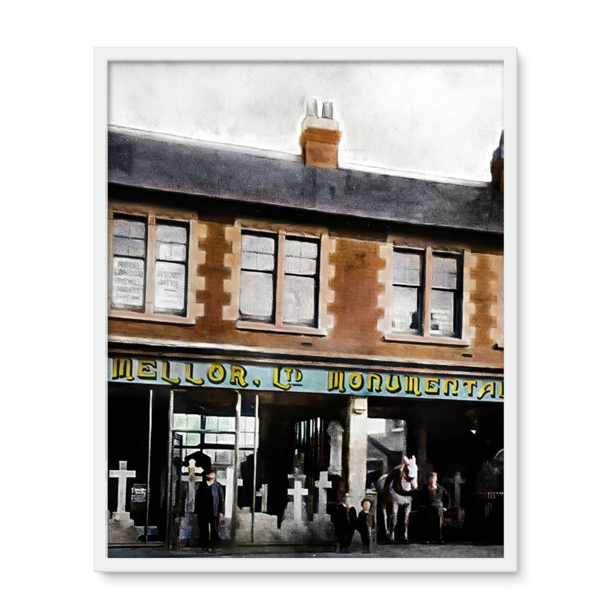 W & R Mellor Ltd, Moorland Road, Burslem Framed Photo Tile