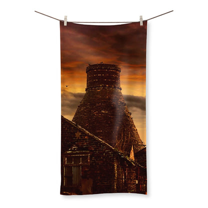 A Potteries Sunset Towel