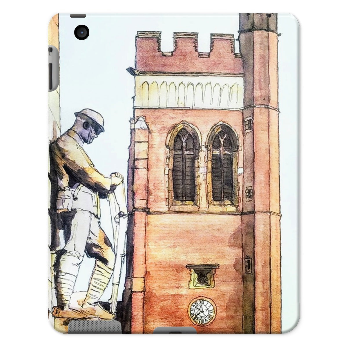 The War Memorial and Christ Church, Fenton Tablet Cases