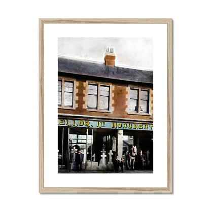 W & R Mellor Ltd, Moorland Road, Burslem Framed & Mounted Print