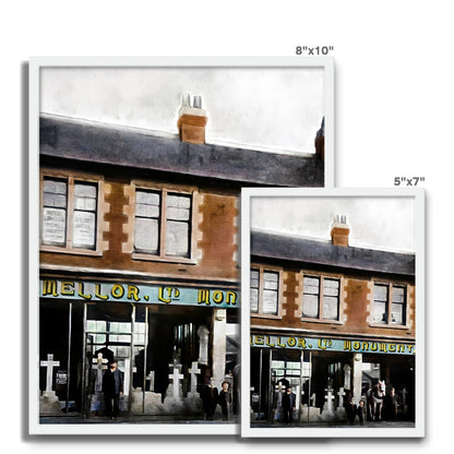 W & R Mellor Ltd, Moorland Road, Burslem Framed Photo Tile