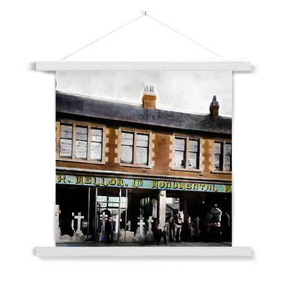 W & R Mellor Ltd, Moorland Road, Burslem Fine Art Print with Hanger