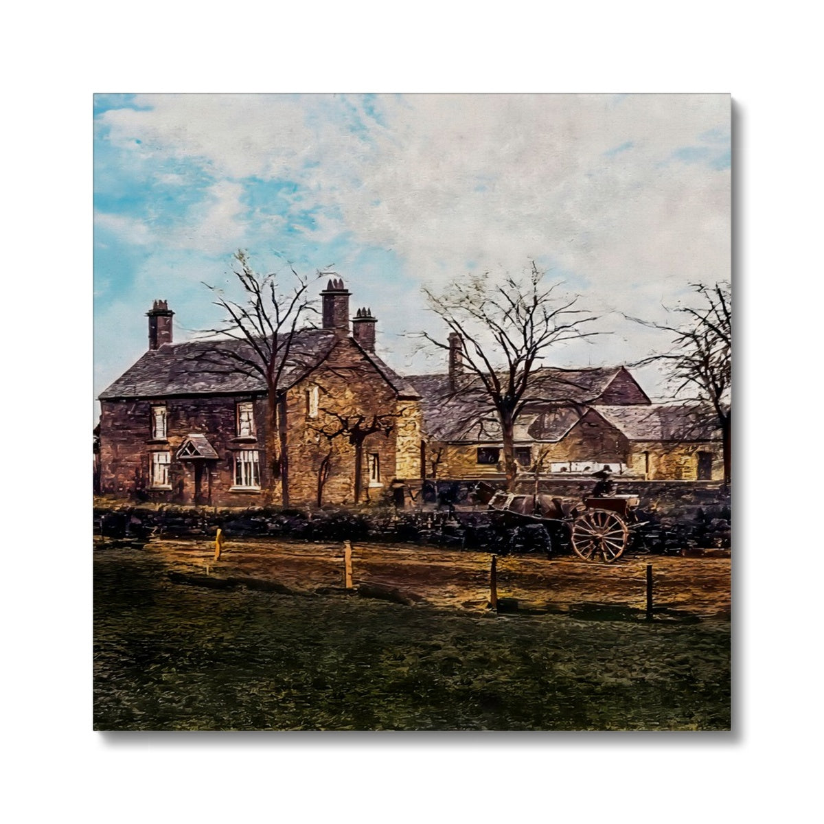 Abbey Farm, Abbey Hulton Canvas