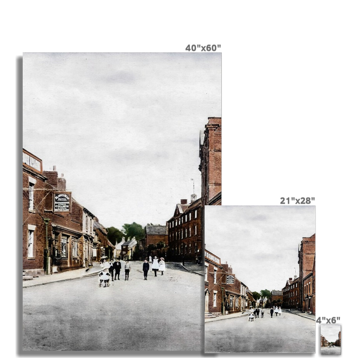 Tean High Street Wall Art Poster