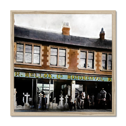 W & R Mellor Ltd, Moorland Road, Burslem Budget Framed Poster