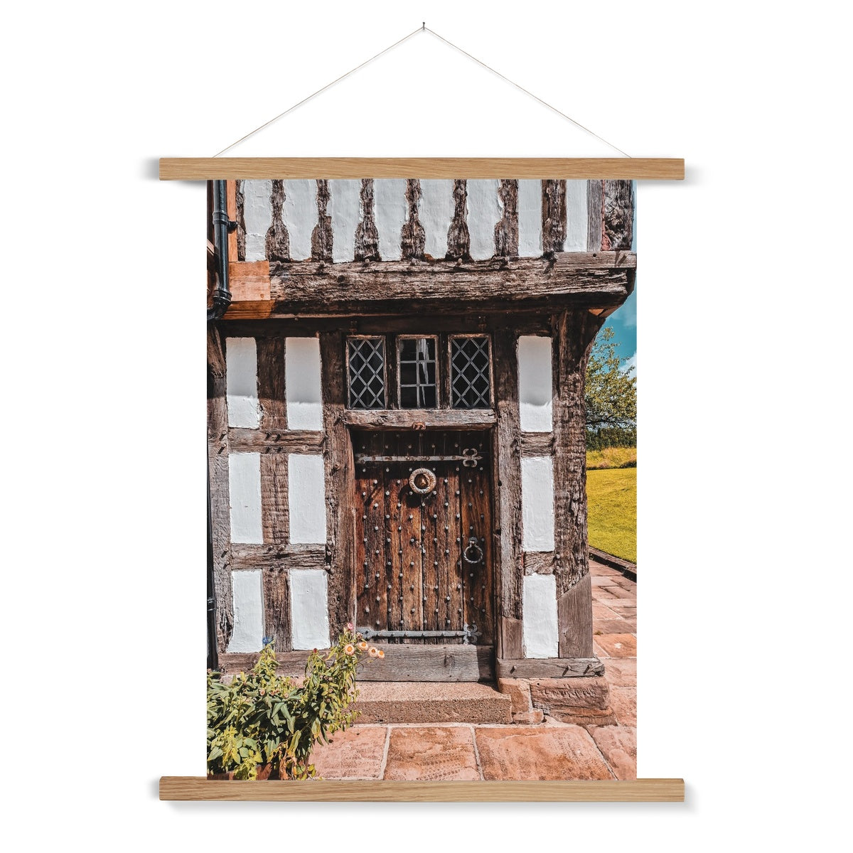 The Farmhouse Door Fine Art Print with Hanger